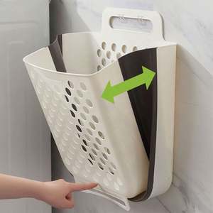 Organizador de Papel Higiénico Transparente para Baño, Juego de Cestas Apilables de Esquina sin Taladrar, Estilo Japonés Inteligente, 2022 - Product Image 5