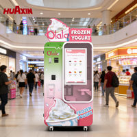 Máquina Expendedora Automática de Helados para Agentes Locales, Máquina Inteligente de Helado Suave para Distribución y Pruebas de Mercado