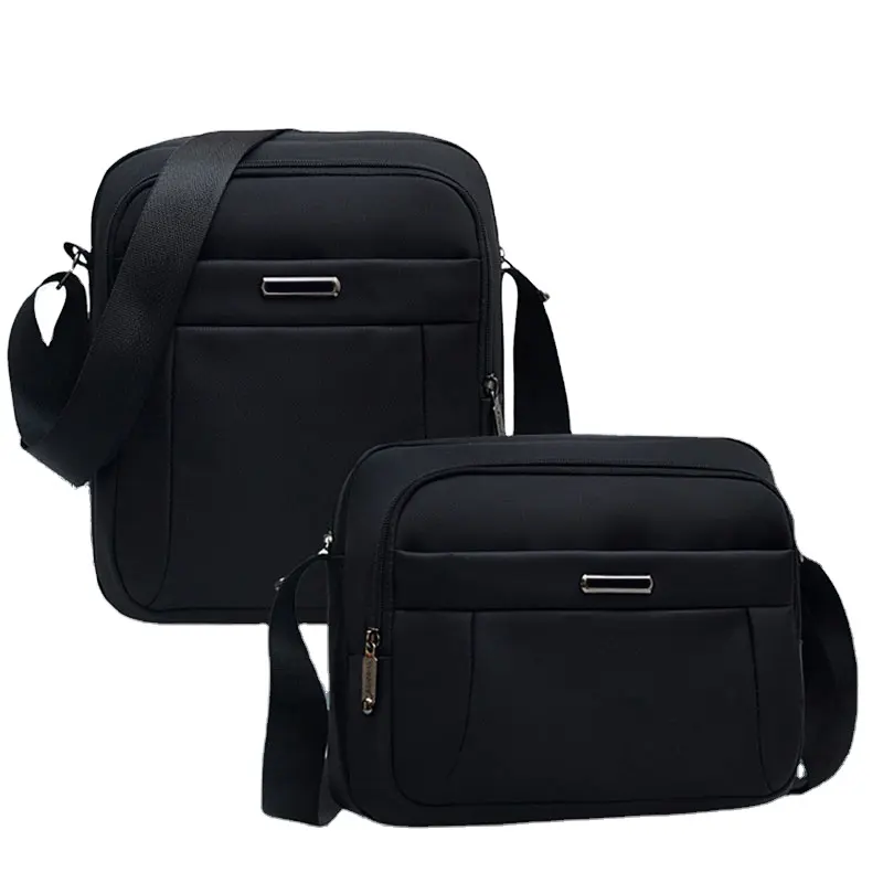 Custom stylish mini crossbody sling bag high quality long single strap business mens shoulder messenger bag