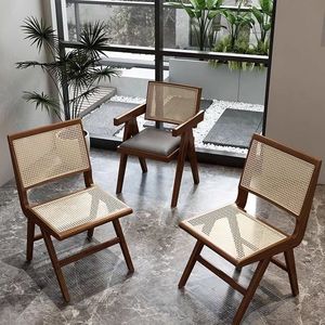 Conjuntos de Muebles de Comedor de Madera Maciza Modernos y Duraderos Personalizables, Sistema Modular de Bancos y Mesas para Diseños de Restaurantes Occidentales - Product Image 3