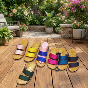 Moroccan Handmade Leather Sandals for Women & Men Traditional Summer Slippers Custom Design & Size | Genuine Moroccan Leather - Product Image 4