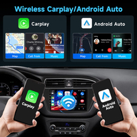 Autoradio Android Podofo 9'' 4+64G Qualcomm 8 cœurs pour Hyundai I20 2018-2020, CarPlay/Android Auto sans fil, WiFi 4G, vente en gros OEM