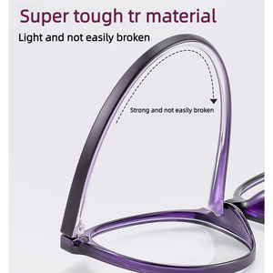 Gafas de Computadora con Protección Anti Luz Azul Tr90, Gafas Redondas para Bloquear la Luz Azul del Teléfono Móvil, Protección para Miopía - Product Image 3
