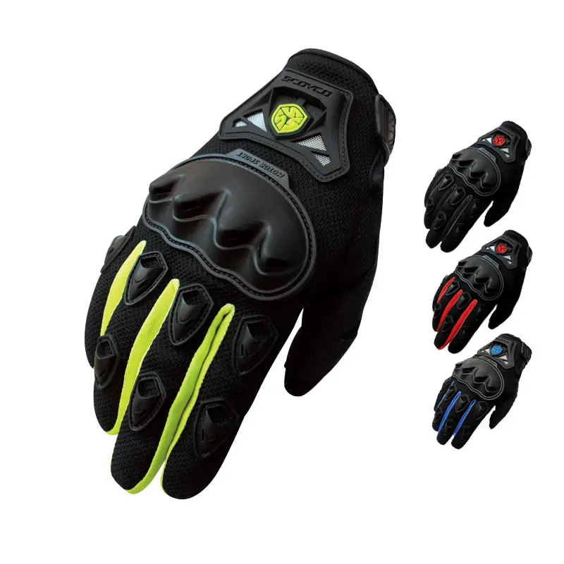 Водонепроницаемые дышащие мотоциклетные перчатки SCOYCO, сетчатые перчатки для езды на мотоцикле и велосипеде по бездорожью