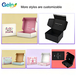 Caja de Envío Autoadhesiva de Cartón Corrugado Personalizada con Servicio Integral, Tiras Desprendibles, Cierre de Cremallera, Plegable, para Regalos - Product Image 4