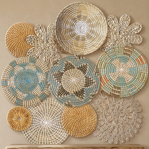 Red de Pesca Decorativa para el Hogar, Decoración Rústica para Colgar en la Pared, Tema Náutico Mediterráneo, Macramé de Algodón - Product Image 2