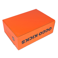 Vente en gros de produit vide de luxe boîte à chaussures baskets en carton nouveau design personnalisé couleur carton ondulé dossier de matériaux recyclés