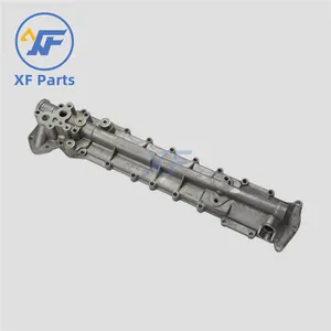 XF零件发动机机油冷却器盖6D105用于PC200-3 PC220-1 PC220-2 PC220-3 6136-61-2113 6136612113 6136-62-2110 6136622110