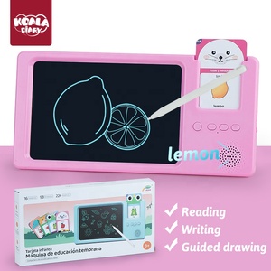 Machine d'apprentissage en plastique, jouet éducatif avec tableau de lecture et de dessin, insertion de cartes, prend en charge <span class=keywords><strong>l</strong></span>'anglais, le russe, <span class=keywords><strong>l</strong></span>'<span class=keywords><strong>espagnol</strong></span> - Product Image 5