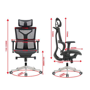 Fauteuil <span class=keywords><strong>de</strong></span> <span class=keywords><strong>Bureau</strong></span> <span class=keywords><strong>de</strong></span> Direction Luxe Entièrement Maillé <span class=keywords><strong>Ergonomique</strong></span> à <span class=keywords><strong>Dossier</strong></span> <span class=keywords><strong>Haut</strong></span> Pivotant pour Mobilier <span class=keywords><strong>de</strong></span> <span class=keywords><strong>Bureau</strong></span> Sedia Premium Ufficio - Product Image 6