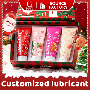 CokeLife 510K Christmas Custom Lubricant 200ML Water Based Fruit Flavor Intimate Glide Smooth <strong>Silicone</strong> <strong>Lube</strong> for Adult Intimate - Product Image 1