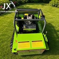 Tondeuse à gazon diesel télécommandée CE, coupe-herbe sur chenilles 800 mm, propulsion électrique 48 V, portée 800 m, moteur 195F, GQ800A