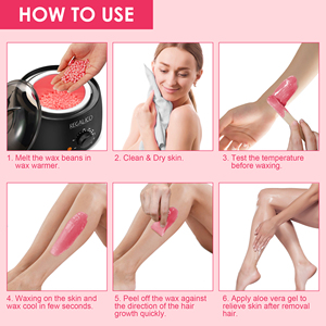 Ceretta professionale per principianti a casa <span class=keywords><strong>cera</strong></span> per la depilazione indolore senza <span class=keywords><strong>strisce</strong></span> <span class=keywords><strong>depilatorie</strong></span> <span class=keywords><strong>cera</strong></span> dura sfusa - Product Image 6