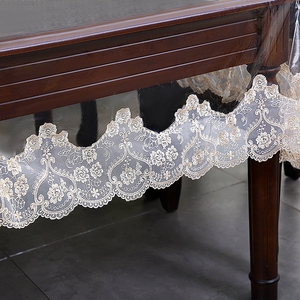 Sang Trọng Tùy Chỉnh Jacquard Dệt Hoa PVC Khăn Trải Bàn Tiên Tiến Không Thấm Nước Và Dầu-Bằng Chứng Cho Hộ Gia Đình Bàn Cà Phê Bụi Bìa - Product Image 2