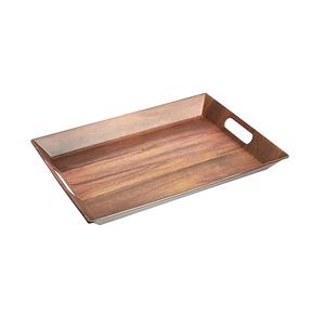 Bandeja de madera de estilo americano para servir, bandeja de cena para comida para cocina, hogar y Hotel, la mejor calidad única, Estilo Vintage, nuevo - Product Image 6