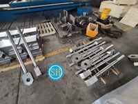Large Steel Square Head Threading Rod Bolt CNC Machining Turning Part Services