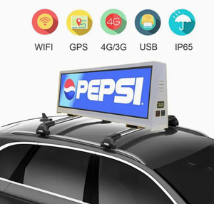 Pantalla LED de Doble Cara a Todo Color para Exteriores, Resistente al Agua, con Diseño de Disipación de Calor, Letrero Publicitario para Techo de Taxi - Product Image 5