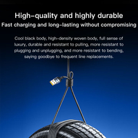SAMZHE Cable USB-A a Múltiples Dispositivos de 1.5m y 100W, Cable de Datos Trenzado de Carga Rápida de 6A con Tipo C/L/Micro USB para iPhone, Android y Múltiples Dispositivos