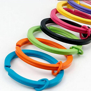Haute Qualité Couleur Plaqué Porte-clés Anneau <span class=keywords><strong>30MM</strong></span> 100 Pièces Porte-clés Fabrication De Bijoux BRICOLAGE Accessoires Pièces Porte-clés Porte-clés - Product Image 1