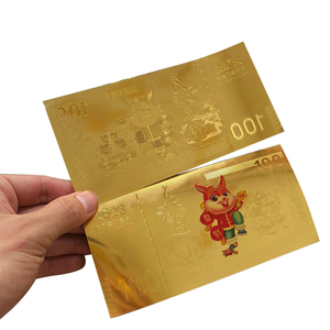 ธนบัตรฟอยล์ชุบทองสำหรับราศีจีนของขวัญปีใหม่ - Product Image 5