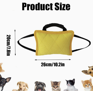 Paquetes de juguetes para morder para perros pequeños y medianos, almohadas de morder para perros, juguetes interactivos para perros pastor alemán, suministros de objetivos para morder para perros - Product Image 1