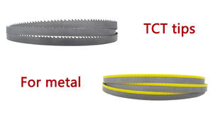 ใบเลื่อยสายพานโลหะ TCT ปลายคาร์ไบด์ HSS M42 ใบเลื่อยไบเมทัลสำหรับเลื่อยเหล็กแข็ง - Product Image 2