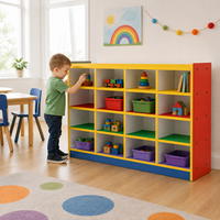 Meubles de garderie préscolaire en bois Montessori, armoire de rangement pour l'école maternelle, centre d'apprentissage, aménagement de salle de classe pour enfants