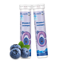 Vente en gros de biotine collagène 1000mg avec zinc aromatisé fruits et légumes acide ascorbique vitamines C pastille fibre