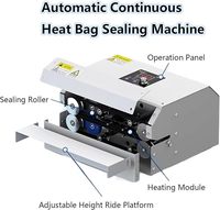 Machine de scellage thermique électrique 220 V haute efficacité pour sacs en plastique, mini-scelleuse automatique pour sachets alimentaires, films et feuilles d'aluminium