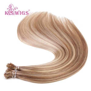 เค.สวิกส์ พี14-24 #   แท่งไฮไลท์สีผมแบบต่อผมชนิด I-Tip  คุณภาพดี ทนทาน อ่อนโยน ใช้ซ้ำได้ สำหรับมืออาชีพ  ยี่ห้อ Barnet ผมแท้ - Product Image 5