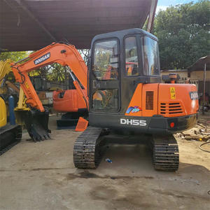 Mini pelle Doosan DH55 5,5t d'occasion en vente à prix réduit, en provenance de Corée, en bon état, mini pelle Doosan DH55 d'occasion de 5,5 tonnes - Product Image 1