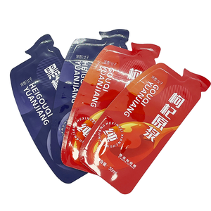 Sachets de gel énergétique liquide <span class=keywords><strong>en</strong></span> forme de bouteille vide avec logo personnalisé, sachet de miel royal, sachet <span class=keywords><strong>en</strong></span> aluminium, pochette zippée <span class=keywords><strong>en</strong></span> PE, sacs à boisson <span class=keywords><strong>en</strong></span> plastique - Product Image 1