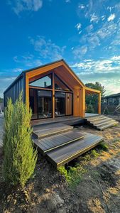 Maisons préfabriquées compactes : Maisons modulaires modernes, compactes et écologiques, kits de maisons miniatures <span class=keywords><strong>pour</strong></span> <span class=keywords><strong>une</strong></span> assemblage rapide : économiques - Product Image 4