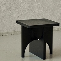 Table basse carrée vintage de style chinois en bois massif pour salon, table d'appoint, table de coin, petite table à thé pour hôtel