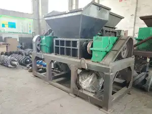 abfallreifen-zerkleinerungsmaschine doppelwellen-zerkleinerer für schrott reifen recycling-zerkleinerer