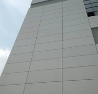 Architectonische gevelbekleding van vezelcement, verticale verbinding, plaat met groef, diepte van de groef, brandwerende buiten- en binnenbekleding