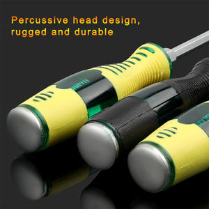 헤비 듀티 6mm 8mm 필립스 슬롯 드라이버 CRV 수공구 해머 노킹 드라이버 - Product Image 6