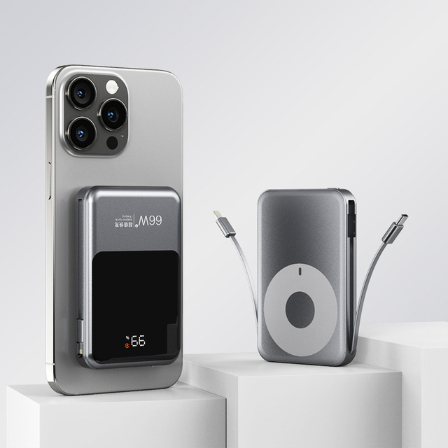 RUNCEIN 2026 New Magnetic Snap Wireless Charge 66W 10000mAh Compact Power Bank for All iPhone