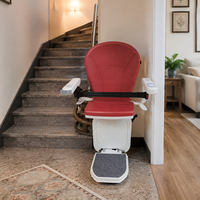 Nouveau monte-escalier électrique en acier à moteur, sans obstacle, pour fauteuil roulant, pour personnes à mobilité réduite, usage domestique ou hôtelier, modèle 2026
