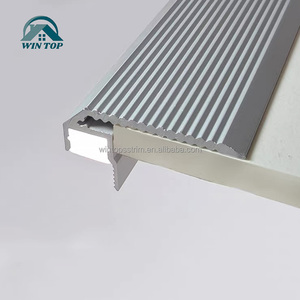 Marches d'<span class=keywords><strong>escalier</strong></span> en métal Win Top, marches d'<span class=keywords><strong>escalier</strong></span> pour rampes en <span class=keywords><strong>bois</strong></span>, marches de terrasse, bande antidérapante en alliage d'aluminium - Product Image 5