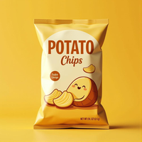 Fournisseur de la Chine Feuille d'aluminium refermable Logo personnalisé Ziplock Emballage de chips de pomme de terre pomme plantain Sacs de chips de banane