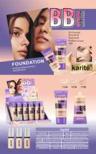 Vente en gros usine : Fond de teint Karité, crème <span class=keywords><strong>BB</strong></span> waterproof et mate, fond de teint liquide longue tenue, acceptation OEM/ODM - Product Image 6