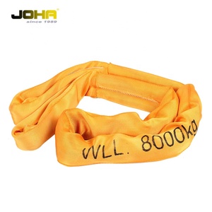 Nhiệm Vụ Nặng Nề 8ton Công Suất <span class=keywords><strong>Polyester</strong></span> Crane Nâng Vành Đai Vòng <span class=keywords><strong>Sling</strong></span> - Product Image 2