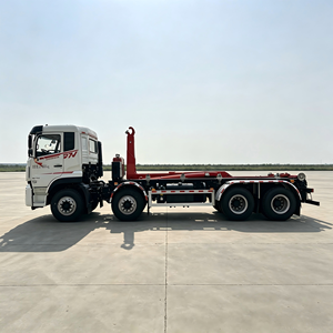 Camion benne à bras de levage Dongfeng ZD 8x4 de 30 tonnes pour déchets, volume de conteneur personnalisé, à vendre - Product Image 2