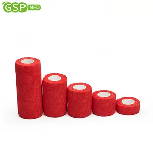 Self Cohesive Bandage 5cm*5m Elastic Adhesive Tape Elastic Bandag Muscle Supportive Sports Tape Bandage Football Tape