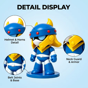<span class=keywords><strong>Figurine</strong></span> de dessin animé en plastique style <span class=keywords><strong>Chevalier</strong></span> IP personnalisée, statue décorative en PVC ABS, décoration ODM EDM, collection à l'échelle 1:1 - Product Image 2