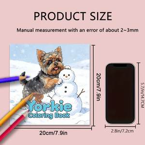Libro para Colorear Personalizado al por Mayor de Yorkie para Adultos y Niños, Cuaderno con Páginas Personalizadas para Material Escolar y de Oficina - Product Image 6