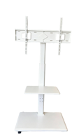 KM-1600B 65 Inch Modern TV Bracket Online Wholesalers Stand Mobile LCD TV Cart 26-65 inci VESA 600x400mm Baja Cold Rolled