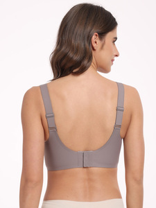 Soutien-gorge plongeant sans fil pour <span class=keywords><strong>femme</strong></span>, uni, décolleté en V profond, sans couture, respirant, doux, fin, avec bretelles ajustables en U, bonnet 3/4 - Product Image 3