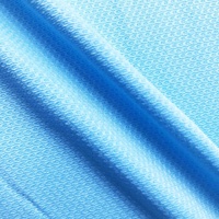 Tissu en maille tricotée 100% polyester pour vêtements de sport